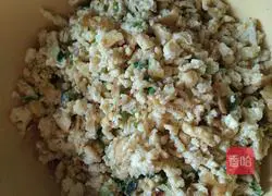 Illustration of how to make leek and egg dumplings 4