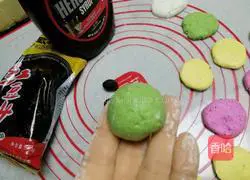 How to make colorful glutinous rice balls 6