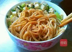 Illustration of home-style dry noodles 8