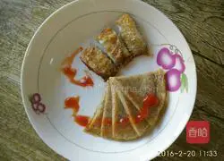 Illustration of how to make blood-rich breakfast cake 14