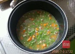 Illustration of how to make braised beans and rice 5