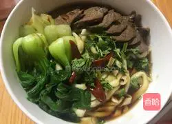 Handmade braised in soy sauce Illustration of how to make beef noodles 4