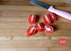 Illustration of how to make egg cake rice 2 