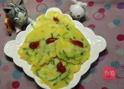 Cucumber Egg Pancake Recipe Illustration 10