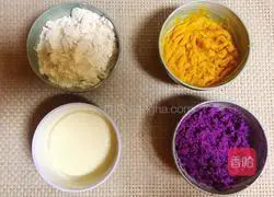 Illustration of how to make rose steamed buns 2