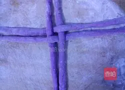 Illustration of how to make purple sweet potato and hydrangea steamed buns 7