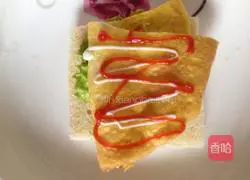 Illustration of how to make egg sandwich 5