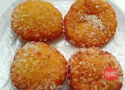 Illustration of how to make fried pumpkin pancakes 6