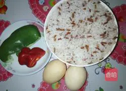 Assorted Egg Fried Rice Recipe Illustration 1