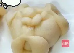 Illustration of how to make pork and beans stuffed buns 9