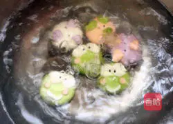 Illustration of how to make cartoon glutinous rice balls 10