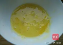 Illustration of how to make baby iron lattice cake 3