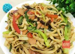 Illustration of how to make fried noodles 9