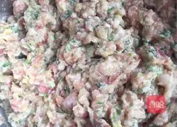 Illustration of how to make fresh meat wontons 2