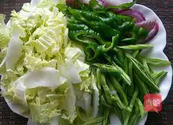 Home-style fried noodles Illustration of how to do it 5