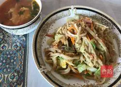 Illustration of how to make egg and ham fried cakes 5