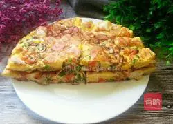 Illustration of how to make steamed buns, duck egg and vegetable pancakes 9