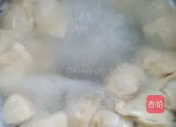 Illustration of how to make large wontons stuffed with mushrooms and meat 9