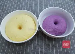 Illustration of how to make double potato blossom steamed buns 5