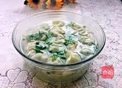 Illustration of how to make wontons with shrimp stuffing 16