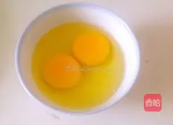 Illustration of how to make egg fried rice 2