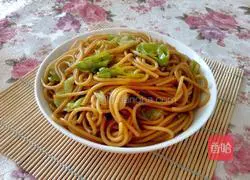 Illustration of how to make cabbage fried noodles 5