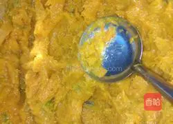 Illustration of how to make steamed pumpkin cake 3