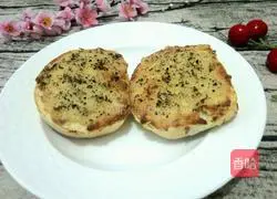 Illustration of how to make garlic butter grilled steamed buns 7