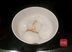 Sesame and Osmanthus Glutinous Rice Balls Recipe Illustration 4