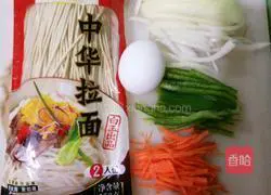 Tianjin old-flavor fried noodles Illustration of how to do it 1