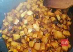 Illustration of how to make warm-sun fried rice in winter 5