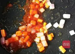 Creative Lotus Star Fried Noodles Recipe Illustration 6