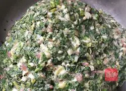 Illustration of how to make shepherd's purse dumplings 8