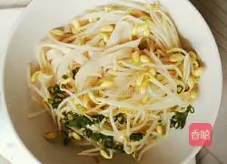 Spicy sprouts mix Illustration of making noodles 7