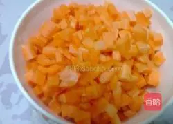 Illustration of how to make egg fried rice 2