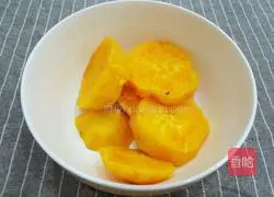 Illustration of how to make sweet potato and rose steamed buns 3