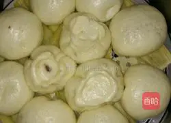 Illustration of how to make red bean stuffed buns 9