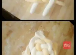 Illustration of how to make hydrangea steamed buns 5