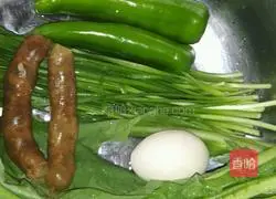 Illustration of how to make random fried rice 1