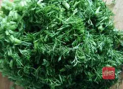 Illustration of how to make fennel and egg stuffed buns 3