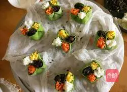 Illustration of how to make Sixi dumplings 14