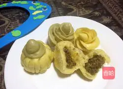 Illustration of how to make colorful steamed buns 11