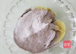 Illustration of how to make sweet potato and black rice cakes 5