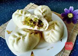 Illustration of how to make kidney bean buns 19