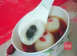 How to make glutinous rice balls with red dates and wolfberry Illustration 1