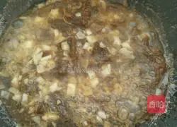 Eggplant mix Illustration of how to make noodles 6