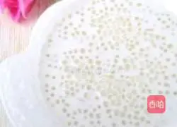 Illustration of how to make Coconut Milk Sago Rice Balls and Dragon Fruit Cup 2