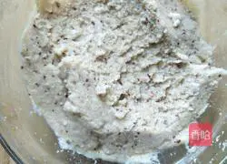 Illustration of making red date, soybean dregs and egg cake 2