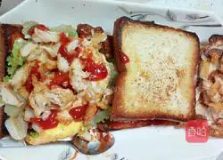 Illustration of how to make a sandwich 7