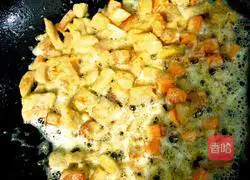 Illustration of how to make fried steamed buns 7